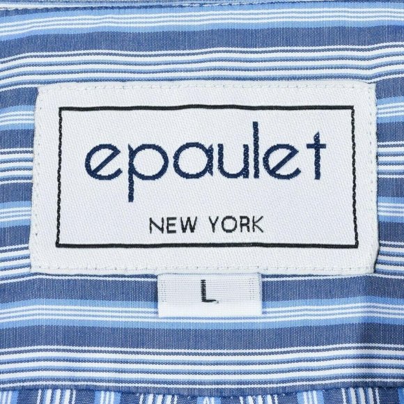 EPAULET New York Multi Stripe Button Shirt blu/wht - Picture 4 of 7